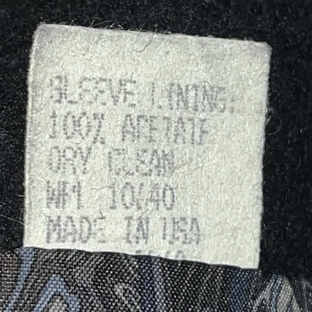 VINTAGE MISS NEW YORKER Full‎ Length Wool Coat Big Buttons Black 44